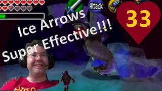 Using Ice Arrows on Bongo Bongo | Part 33 Gold Quest (Zelda OoT Romhack)