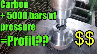 Can you Turn Coal/Carbon in to Diamonds with Hydraulic Press