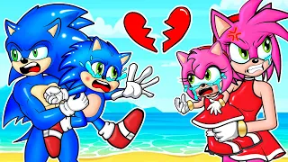 Poor Sonic and Broken Family Sonic - Please Come Back To Family - Sonic Life Animation