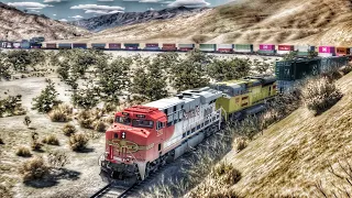 Train Sim World 4 Antelope Valley Line ES44C4 LATC - Seattle Intermodaltrain Containerzug TSW4 PS5