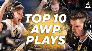 Who is #1? TOP 10 AWP moments of BLAST Premier Spring Final