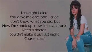 Camila Cabello - Died (Lyrics)