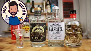 ЛУЧШИЙ / худший джин, Barrister Барристер, Queen gin, Freeman джин Фриман, Gordon's London Dry Gin
