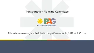 Transportation Planning Committee - December 14, 2022 1:30 PM