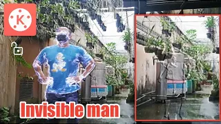 Invisible man vfx in Kinemaster tutorial