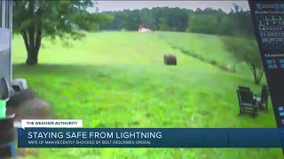 Nottoway man survives lightning strike