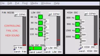 Procedural Audio Air Con - Pure Data