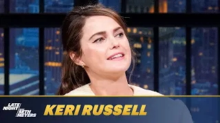 Keri Russell Went "All In" on Cocaine Bear, Cried During Her First Talk Show Appearance