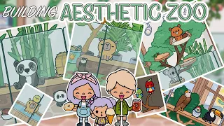 Building an aesthetic ZOO🦩🦉🐼 | House Ideas | NEW AESTHETIC| Toca Life World