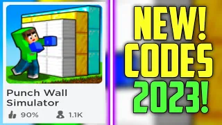 HURRY! - NEW PUNCH WALL SIMULATOR CODES 2023!