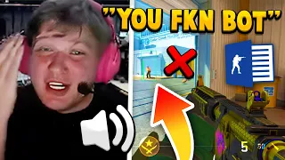 S1MPLE GOES FULL MELTDOWN AFTER LOSING 1V1!? *BLATANT CHEATER OP* CS2 Daily Twitch Clips
