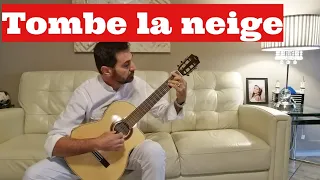 Tombe la neige - SALVATORE ADAMO guitar cover