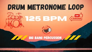 DRUM METRONOME LOOP - 125 bpm - PLAY ALONG