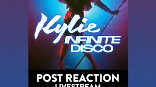 Kylie Minogue Infinite Disco Post Reaction LIVESTREAM! | Dereck Reacts