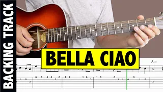 Bella Ciao - Guitar Tutorial // BACKING TRACK