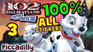 102 DALMATIANS: PUPPIES TO THE RESCUE (PS1) - Piccadilly - 100% Walkthrough Part 3 [ALL STICKERS]