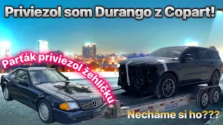 Priviezol som Durango z Copart! Čo s ním??? Koľko stojí Mercedes R129 300SL?