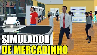 Tive que DEMITIR meu FUNCIONÁRIO PREGUIÇOSO - Supermarket Simulator #3