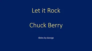 Chuck Berry   Let it Rock  karaoke