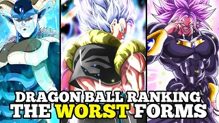 The WORST Ranking of ALL Dragon Ball Transformations