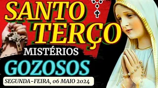 SANTO TERÇO DE HOJE - Segunda-feira (06/05/2024)🌹Mistérios Gozosos🌹Terço Mariano / Terço de Fátima