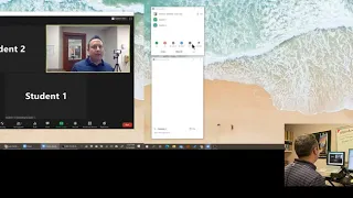 Using Two Displays to Manage Zoom