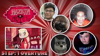 GMCORD REACTS: Hazbin Hotel S1 Ep: 1 Overture | W/ TristenTube, @GMCJuno, Tommy, Lizz & Vasilis