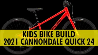 Kids Bike Build 2021 Cannondale Quick 24 Boy's Time-lapse Including Weight