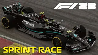 F1 23 - Full Belgian Sprint Race with Lewis Hamilton