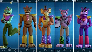 FNAF AR Mediocre Melodies Security Breach Animatronics Workshop Animations