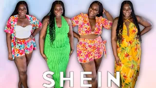 SHEIN Spring Try on Haul| SHEIN CURVE| Spring Outfit Ideas | Plus Size Fashion