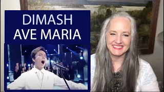 Voice Teacher Reaction to Dimash - AVE MARIA | New Wave 2021