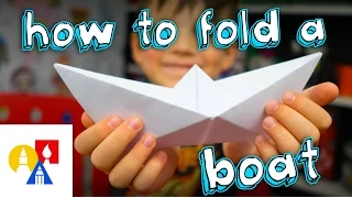 How To Fold A Simple Origami Boat + SYA