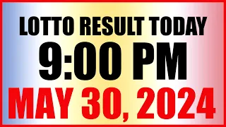 Lotto Result Today 9pm Draw May 30, 2024 Swertres Ez2 Pcso