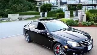 2011 C63 AMG Start Up, Revs, Acceleration