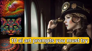 10 Mind-Blowing AI Art Prompts for Midjourney Artists #aiart #midjourney