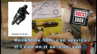 Shock service Rockshox Monarch Plus RC3, 50 hour can service MTB diy, negative pressure fixed!