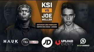 Joe Weller vs KSI - Copper Box Arena February 3rd 2018
