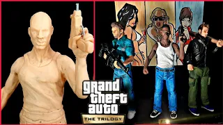 Escultura GTA the trilogy/grand theft auto sculpture/clay/plastilina