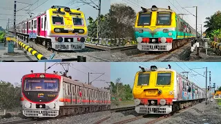 [ 6 in 1] Amazing Colourful Unique & Modern Electric Multiple Unit Trains of eastern Railways