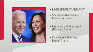 President Biden, VP Harris agenda during Atlanta visit