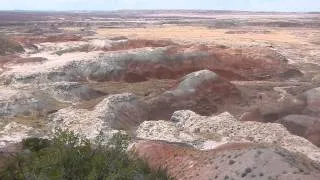 The Painted Desert Rim Trail in the Petrified Forest National Park