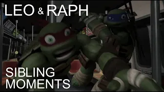 Leo and Raph being siblings for 14 minutes straight