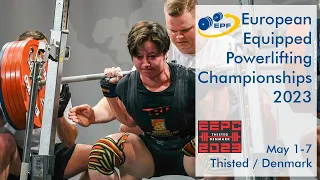 Women Jr 43 - 84+ kg - European Open, Sub-Junior & Junior Equipped Powerlifting Championships 2023