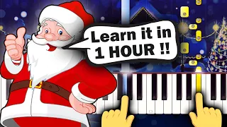 Christmas Song - Carol of the Bells - EASY Piano tutorial