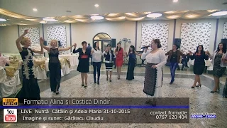 Alina si Costica Dindiri Colaj HORA LIVE part.3 Nunta Catalin si Adela 31-10-2015