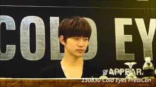 [130830] Junho in Cold Eyes Movie Press Conference (Singapore)