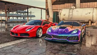 NFS Drag Race | Ferrari 488 GTB vs Chevrolet Corvette Grand Sport ZR1 2019!!!