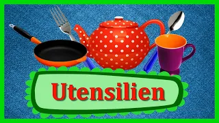 UTENSILIEN 🥣 Deutsch Doman Karten | Padagogische Karten Doman