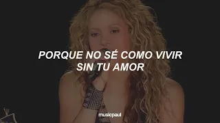 Shakira - Antologia (Letra) (En Vivo desde El Dorado World Tour)